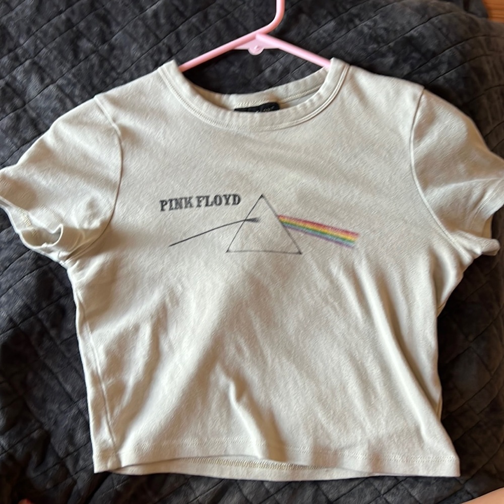 pink floyd crop top. from cotton on
